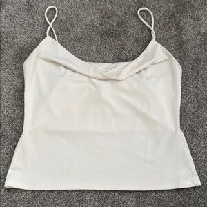 H&M Cream Cowl Neck Camisole